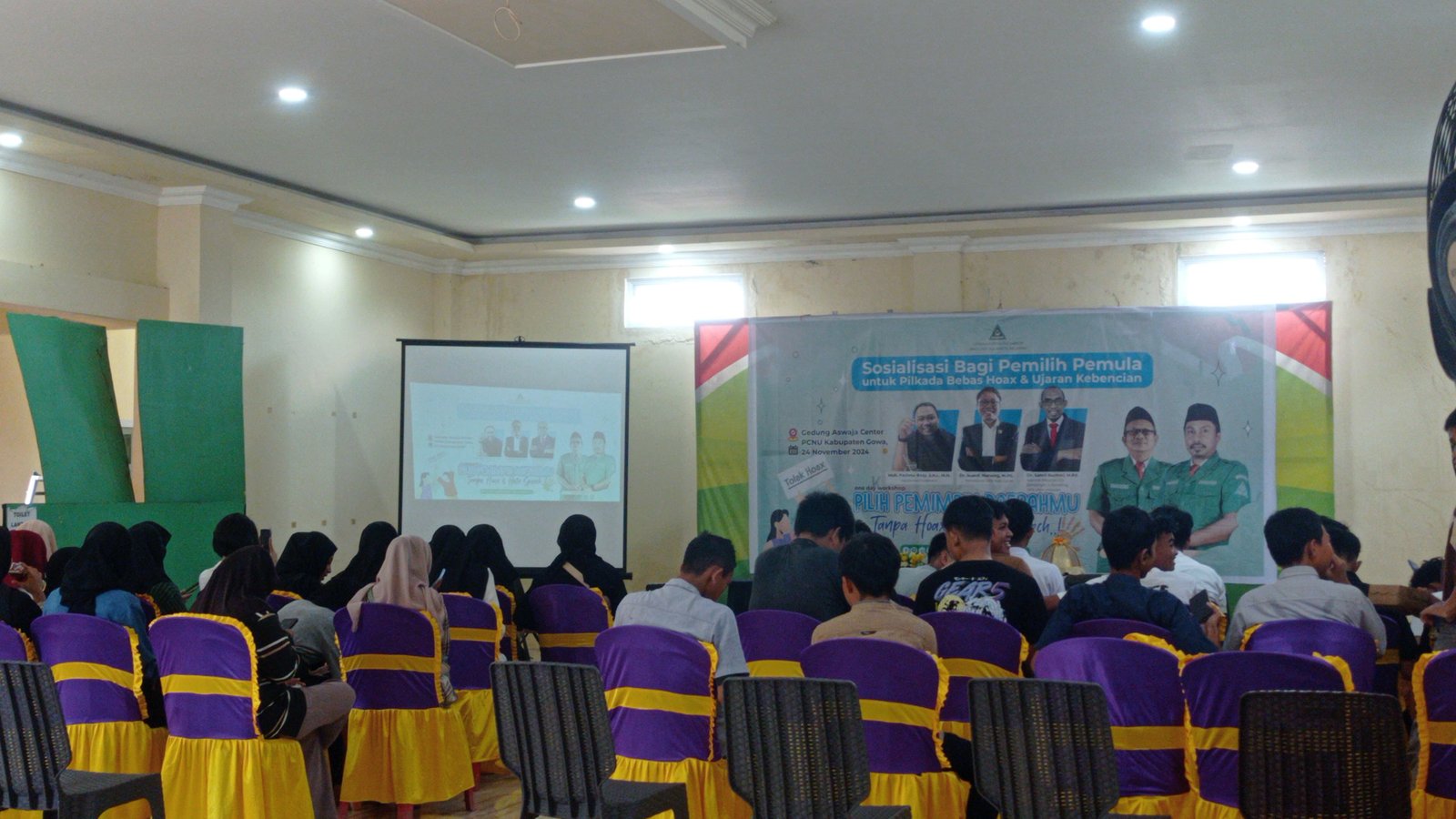 GP Ansor Sulsel Gelar Workshop Lawan Hoax dan Hate Speech Untuk Pemilih Pemula