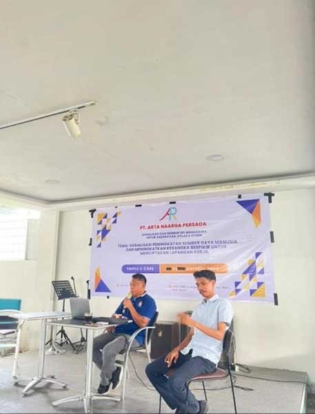 Bersama PT Arta Naarga Persada, Mahasiswa Kolaka Utara Lakukan Sosialisasi & Rembuk Ide