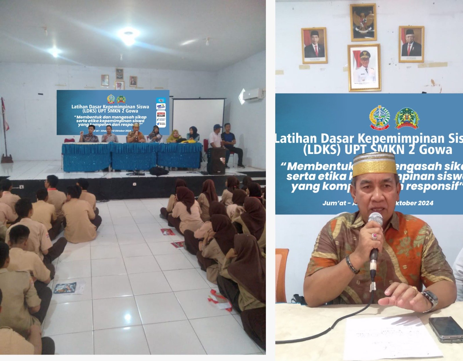 Berlangsung 3 Hari, SMKN 2 Gowa Gelar Latihan Dasar Kepemimpinan Siswa