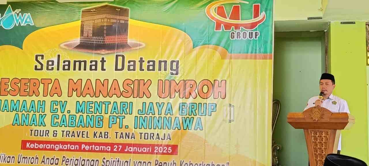 KakanKemenag Toraja Buka Manasik Umroh PT Ininnawa