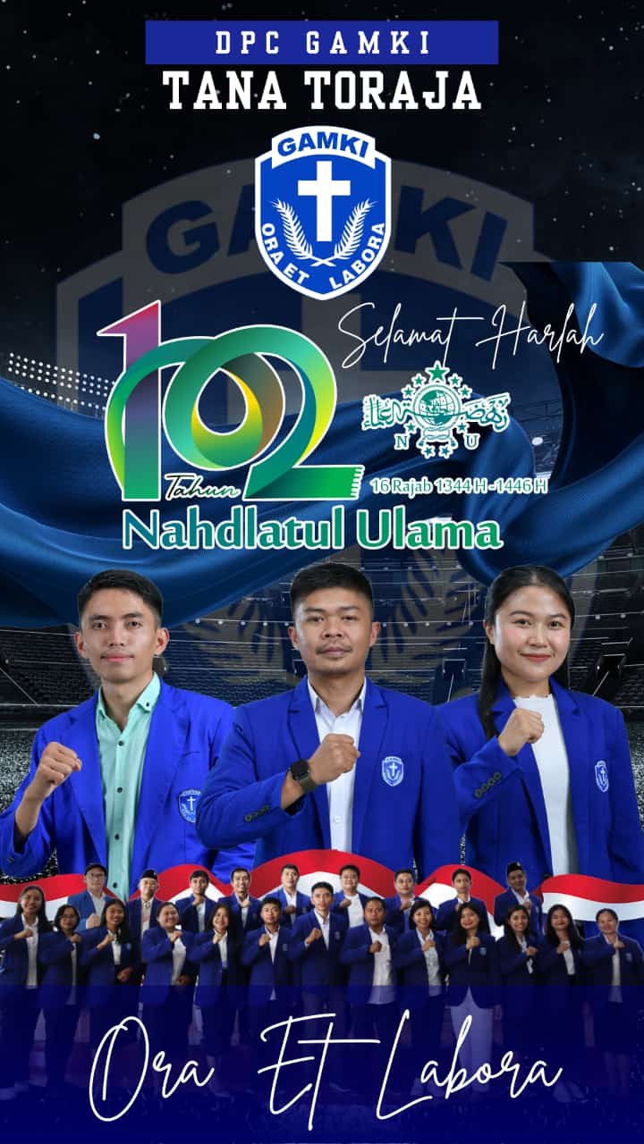 GAMKI Tana Toraja; Selamat 102 Tahun NU