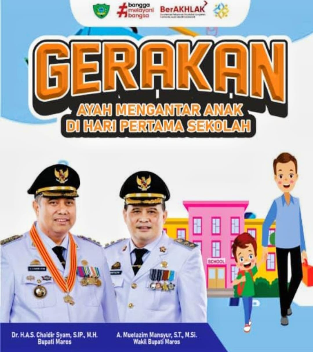 Nyatakan Sikap Kritis, GP Ansor Maros Dorong Pendidikan Inklusif di Hari Pertama Sekolah