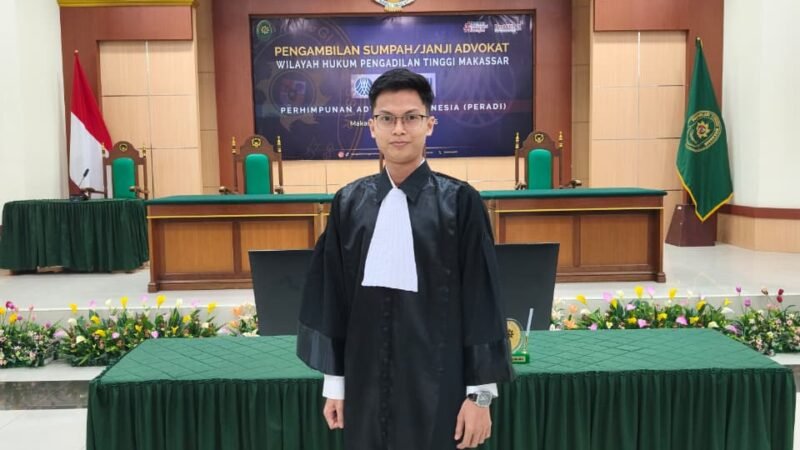 Resmi Disumpah di Pengadilan Tinggi Makassar, Muhammad Afriansyah Siap Mengemban Profesi Advokat